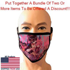 Washable Kid's Anime Face Mask #20